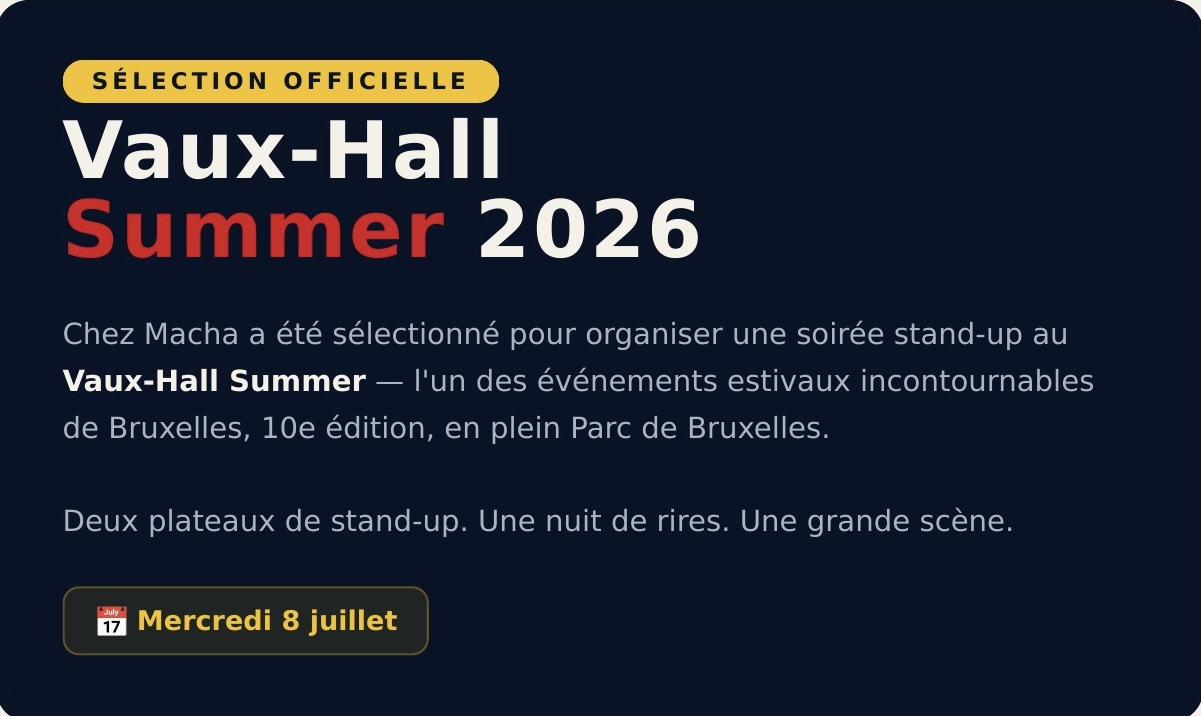 Vaux-Hall Summer 2026